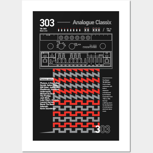 303 Classix Wall Art by Synthshirt